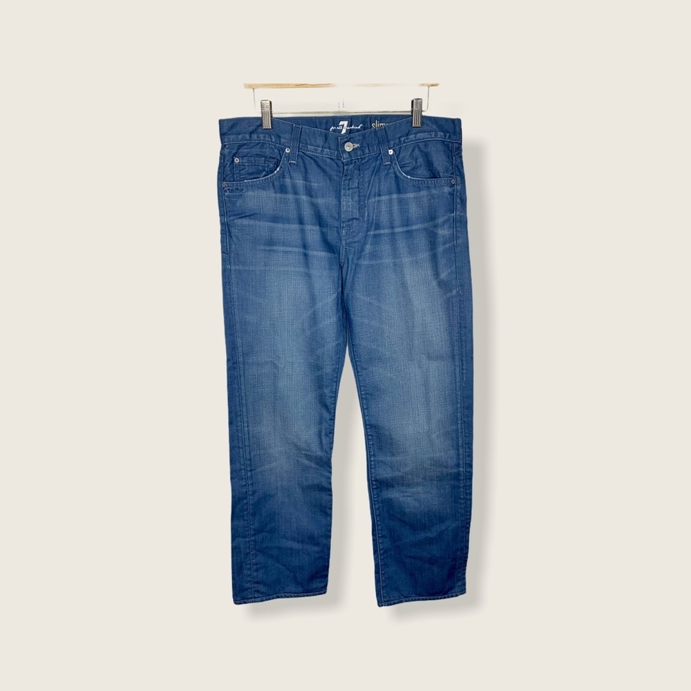 7 For All Mankind Slimmy Men's Whiskered Jeans